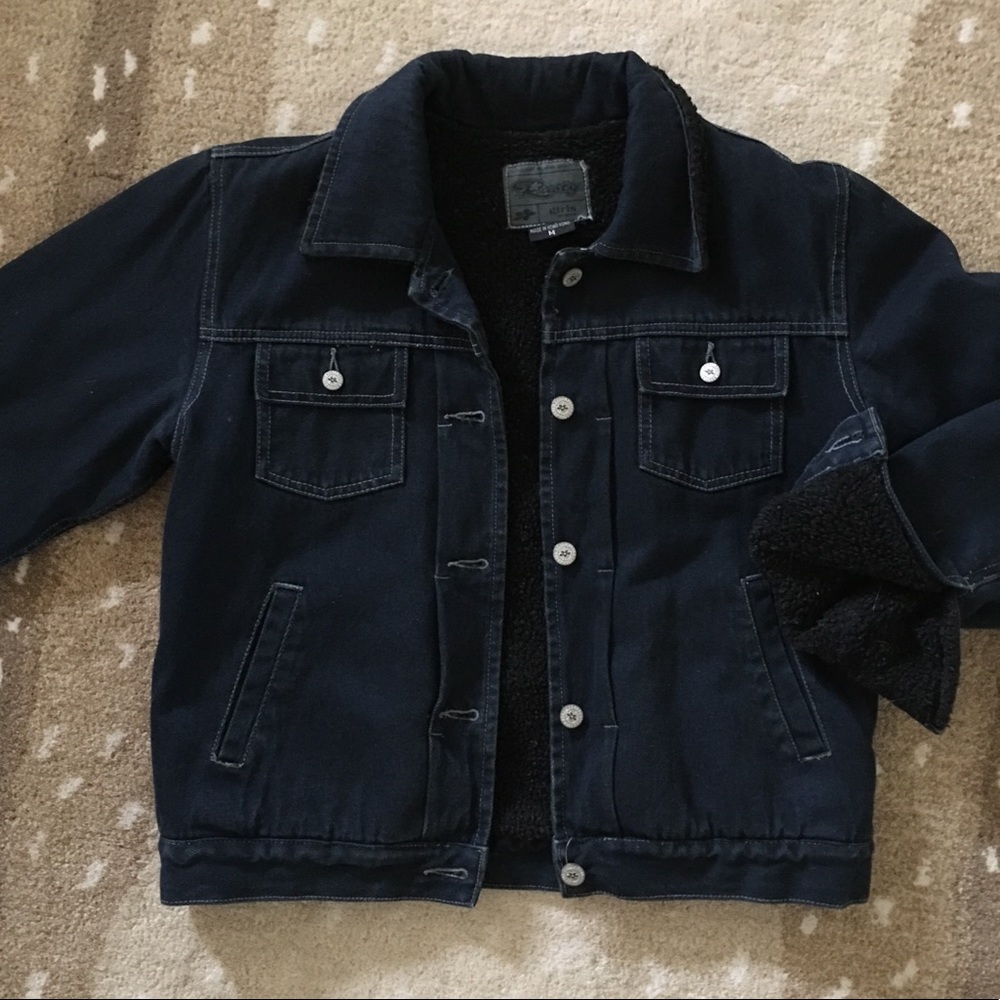 Rusty Sherpa lined jean jacket